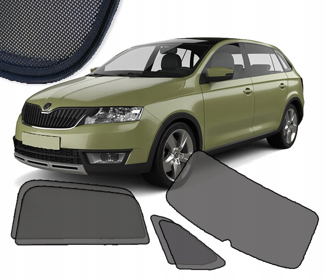 Шторки, посвященные Skoda Rapid Spaceback 2012-19