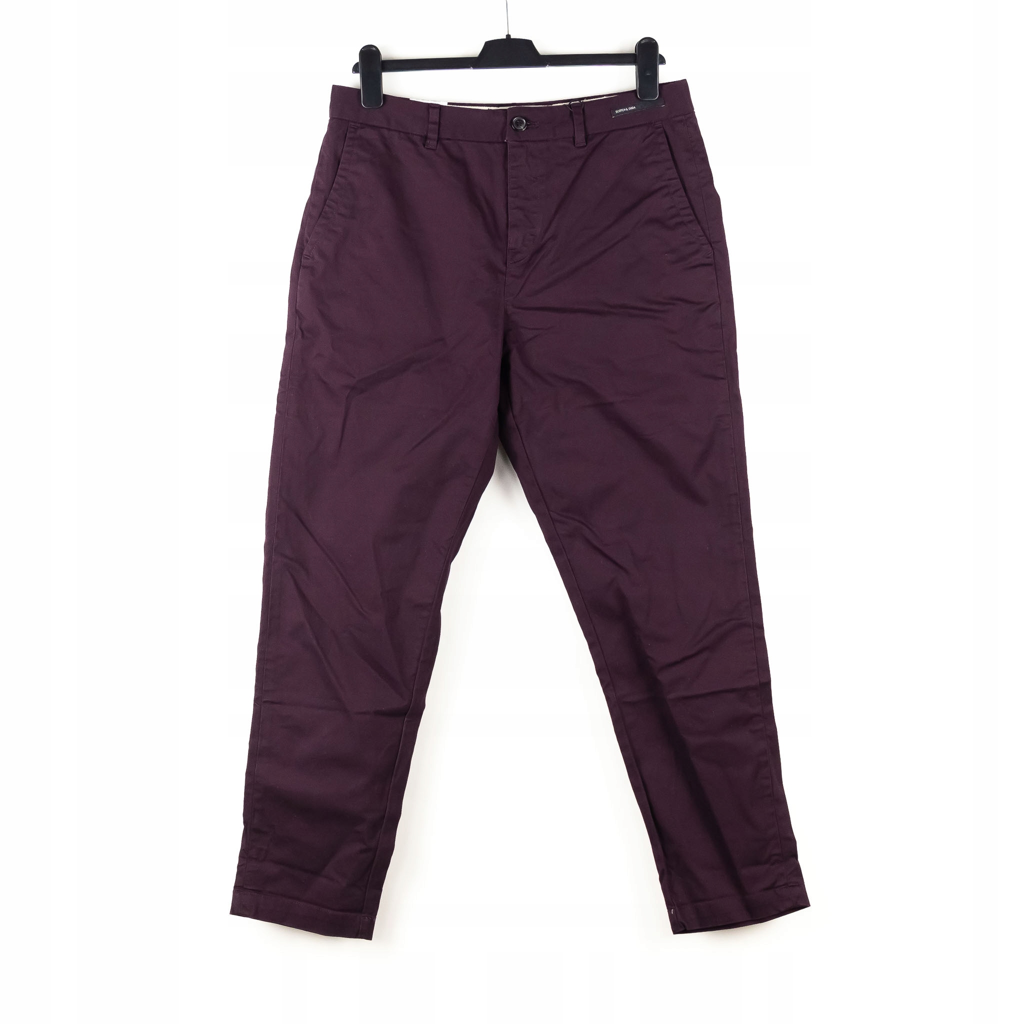 Pánské Kalhoty Scotch&soda Fave Fialové, Zúžená Nohavice 30/32