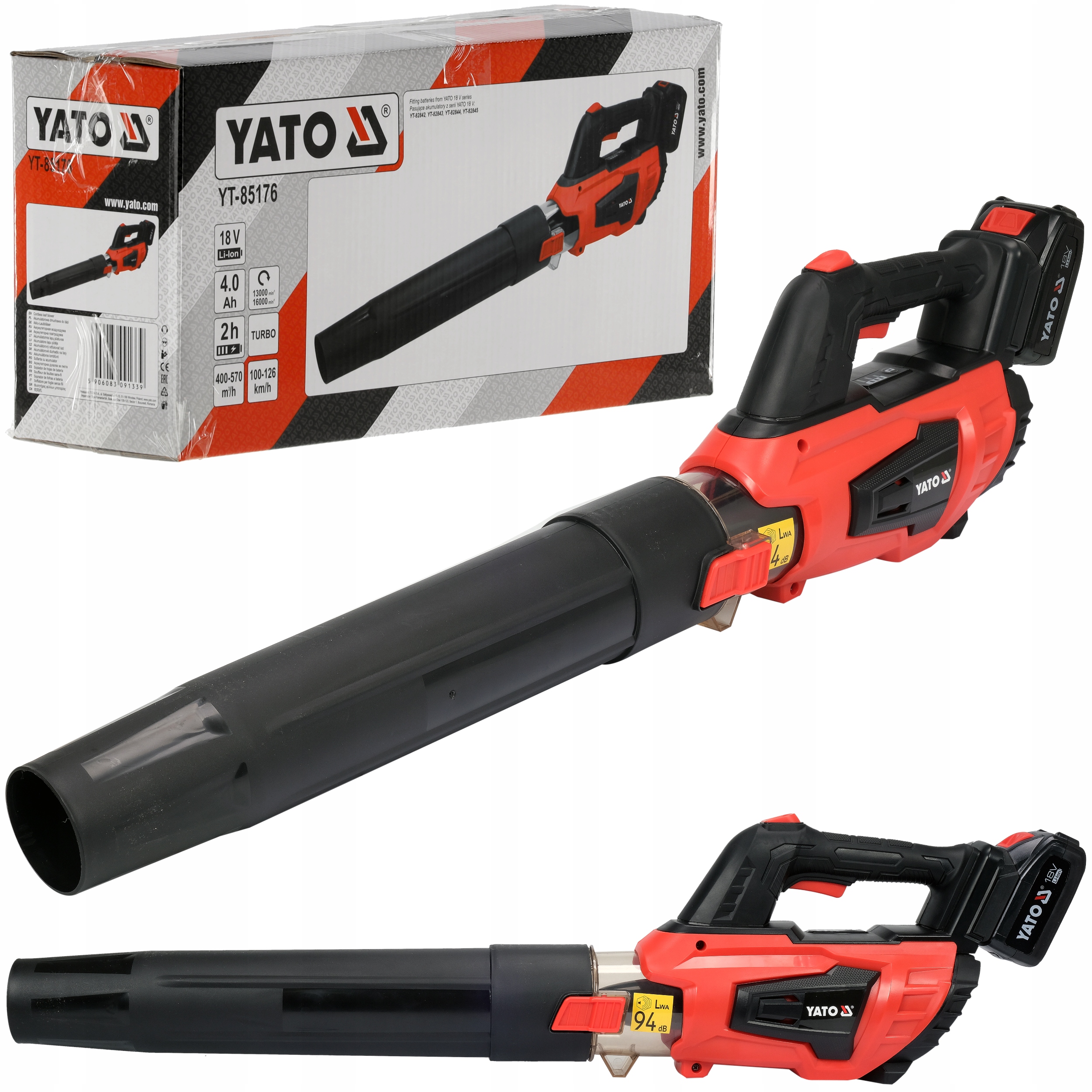 Yato Dúchadlo 18V Aku 4,0Ah Nabíjačka YT-85176