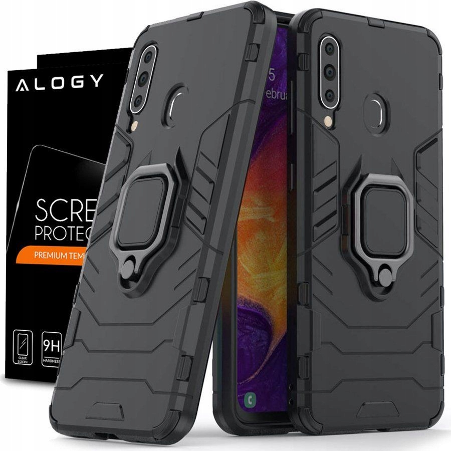 

Etui Alogy Stand Ring do Samsung Galaxy A60 +szkło