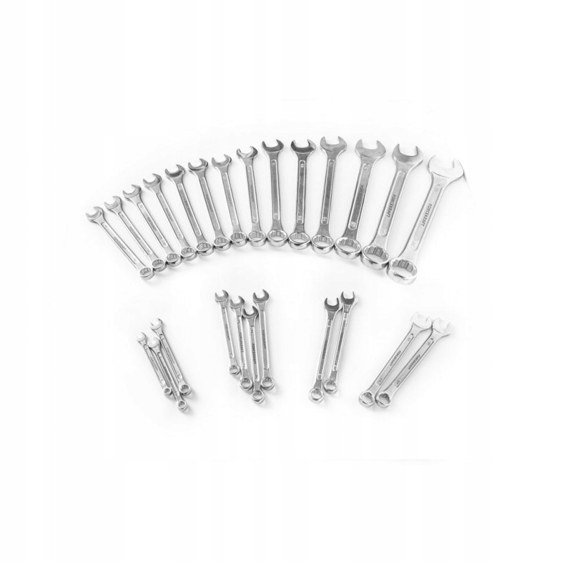 Zestaw kluczy płasko-oczkowych 25 el. Forcekraft Rodzaj klucza płasko-oczkowy