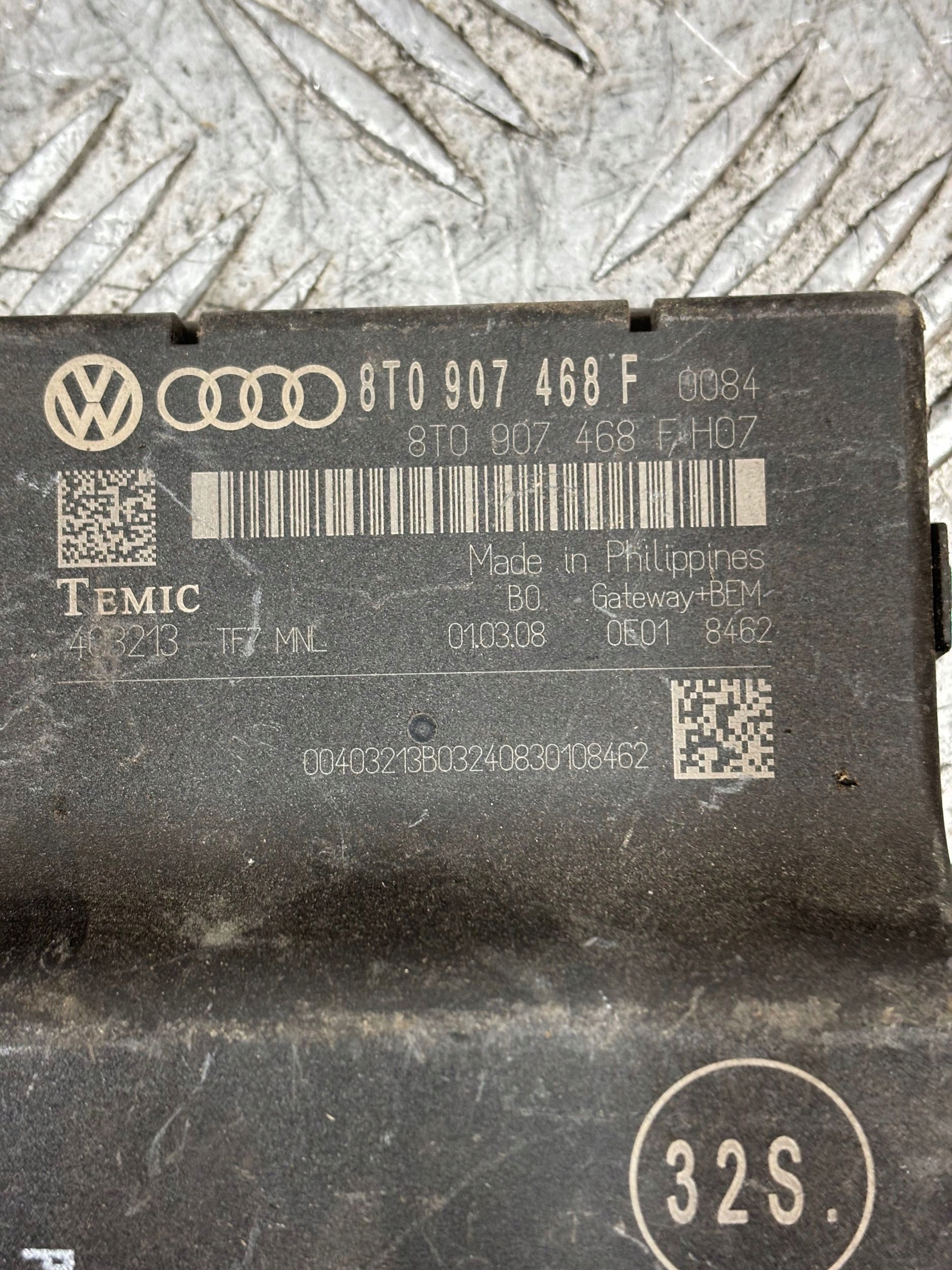 modulo Gateway Audi A4 S4 B8 8K 8T0907468F