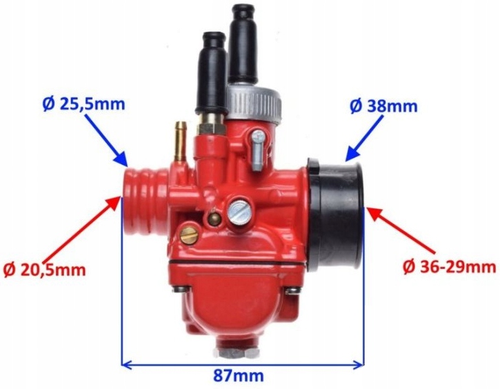 00 - Карбюратор спорт PHBG 21 тюнинг MINARELLI AM6 50-80cm3