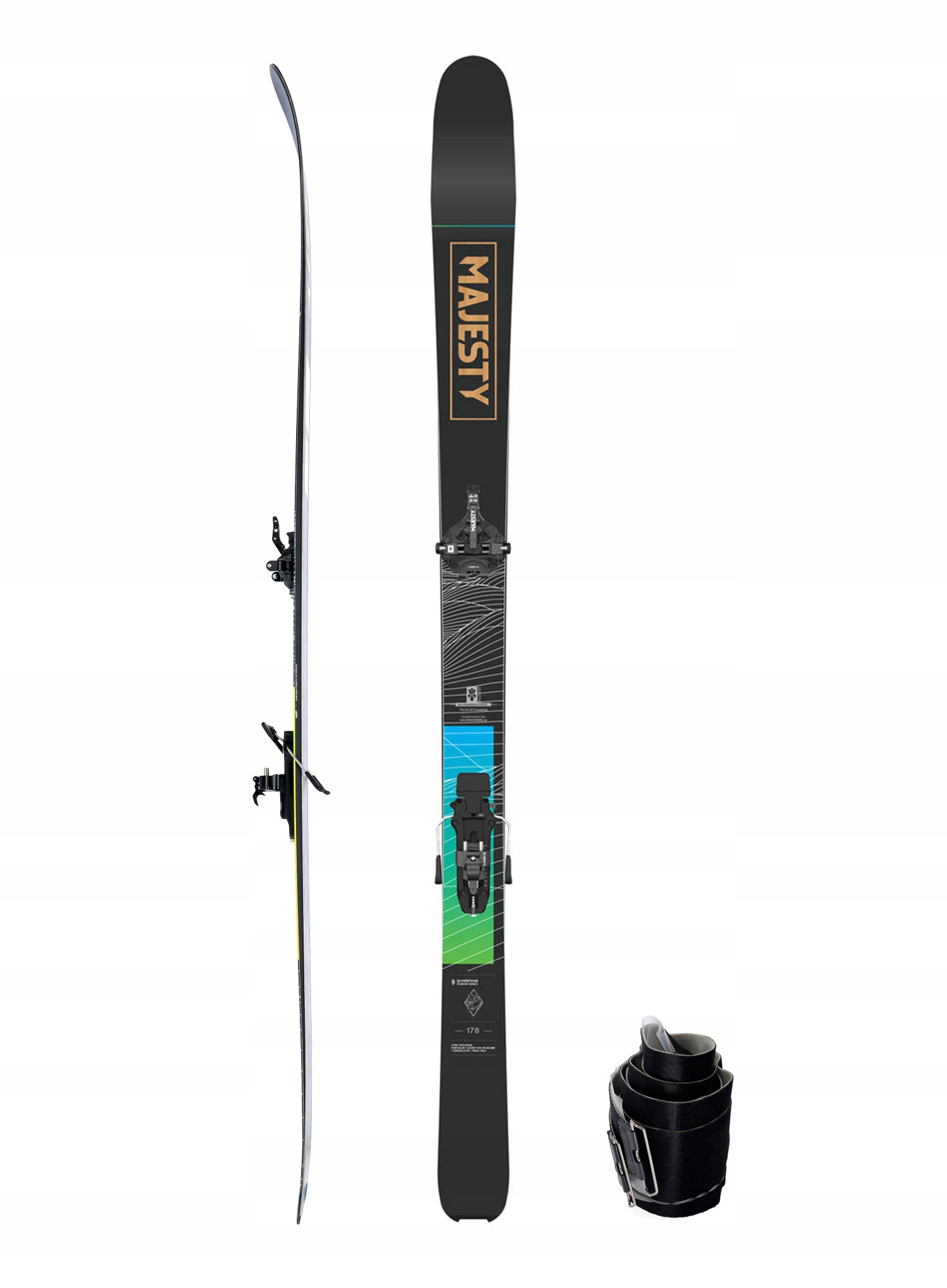 Skialpový set Majesty Supertour C-Crest 10 Foki 178 cm