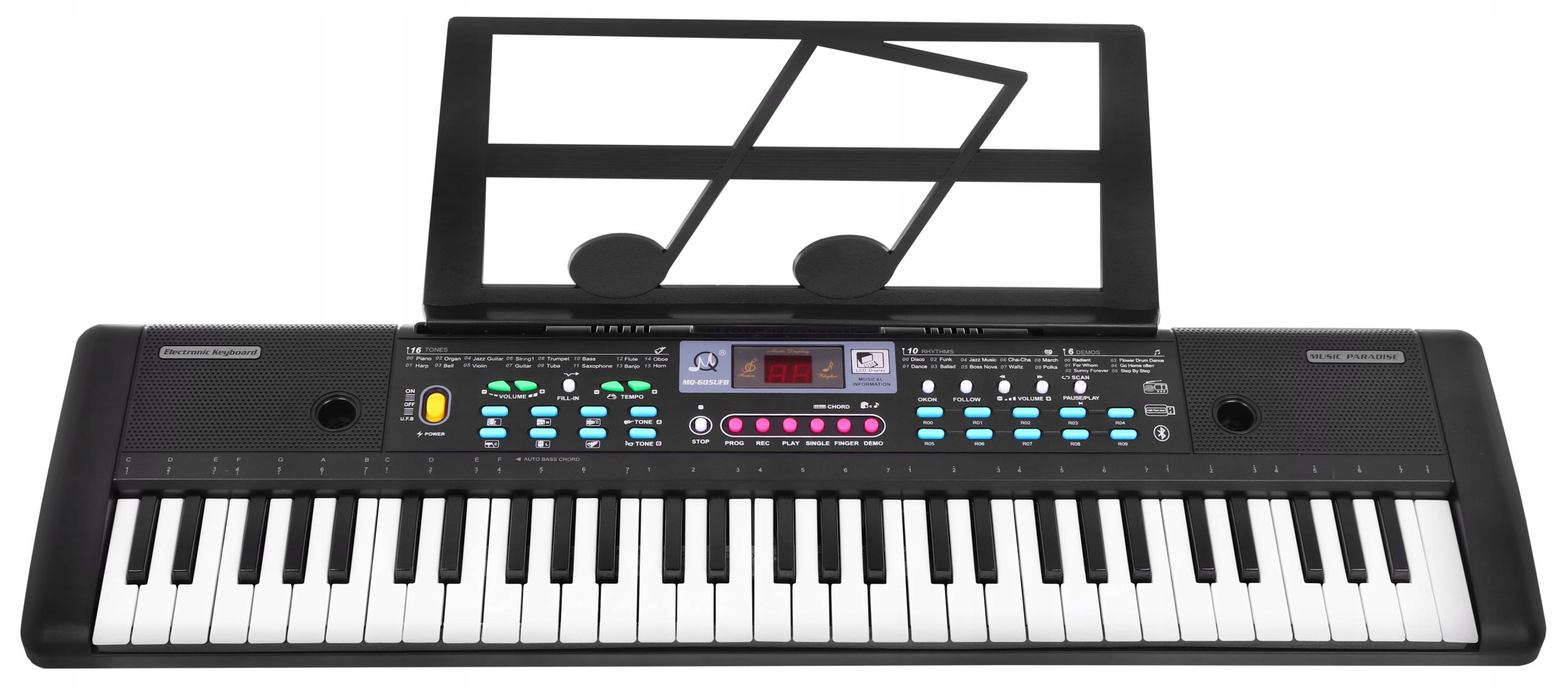 

Pianino Elektryczne dla dzieci Keyboard Zasilacz