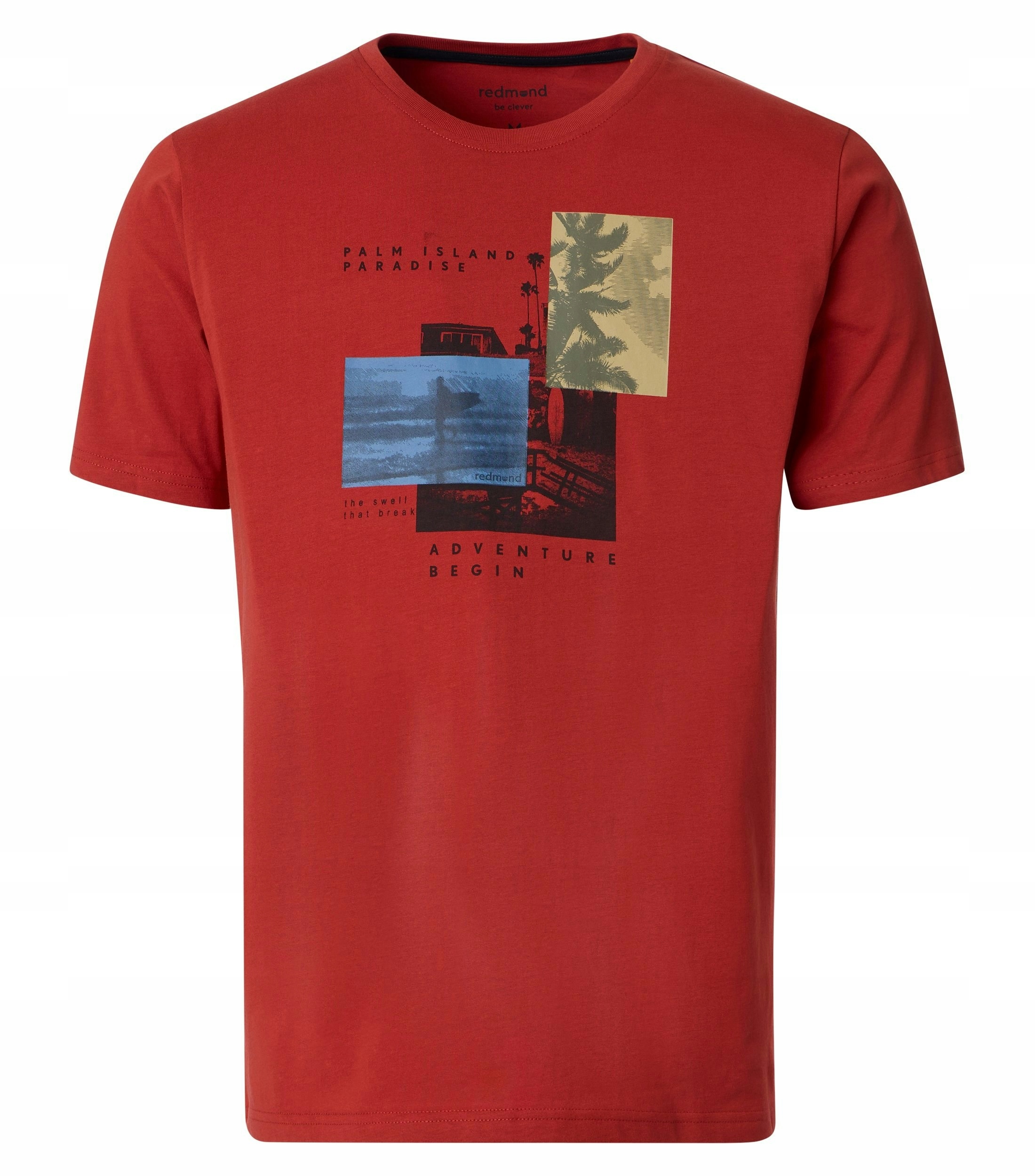 Redmond Velké Velikosti Tričko Bavlněné Tričko S Potiskem 3XL 136 cm