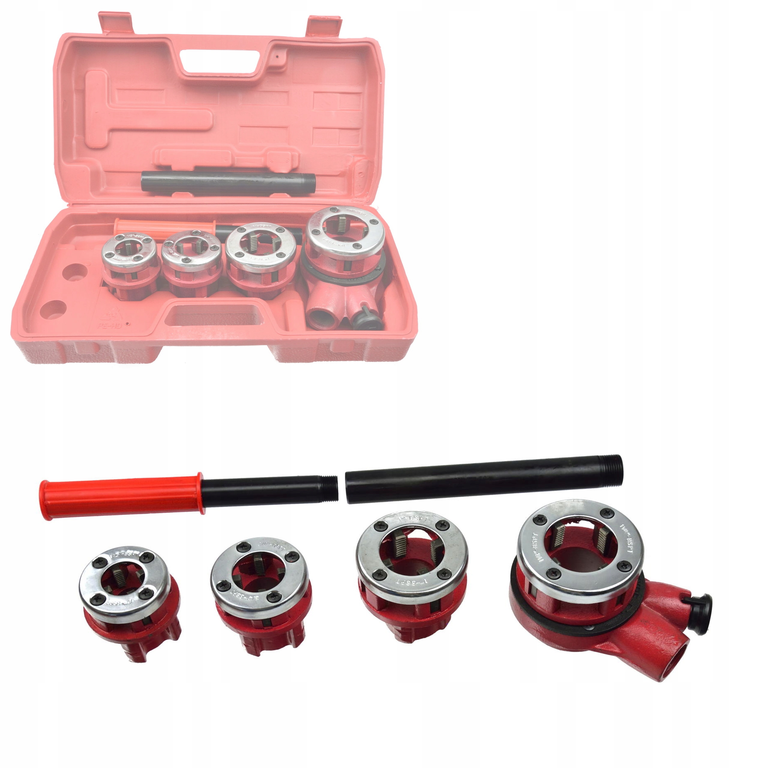 

Gwintownicy Rur 1/2 - 1 1/4 Grzechotką Hydrauliki