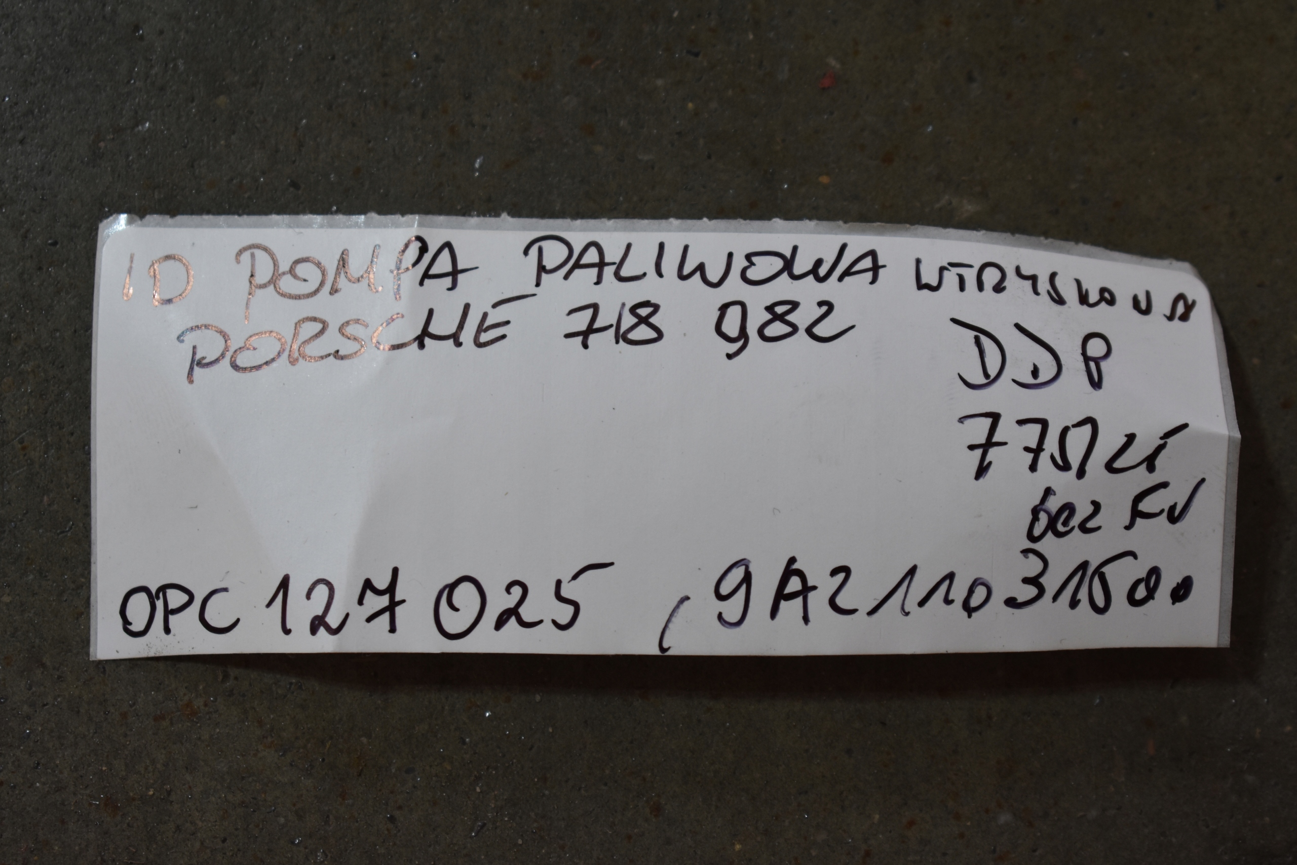 IDEALNA fuel pump Einspritzdüse 982 718 DDP 1