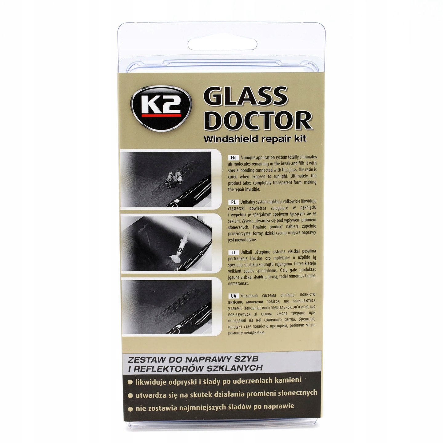 

Zestaw do Naprawy Szyb K2 Glass Doctor B350