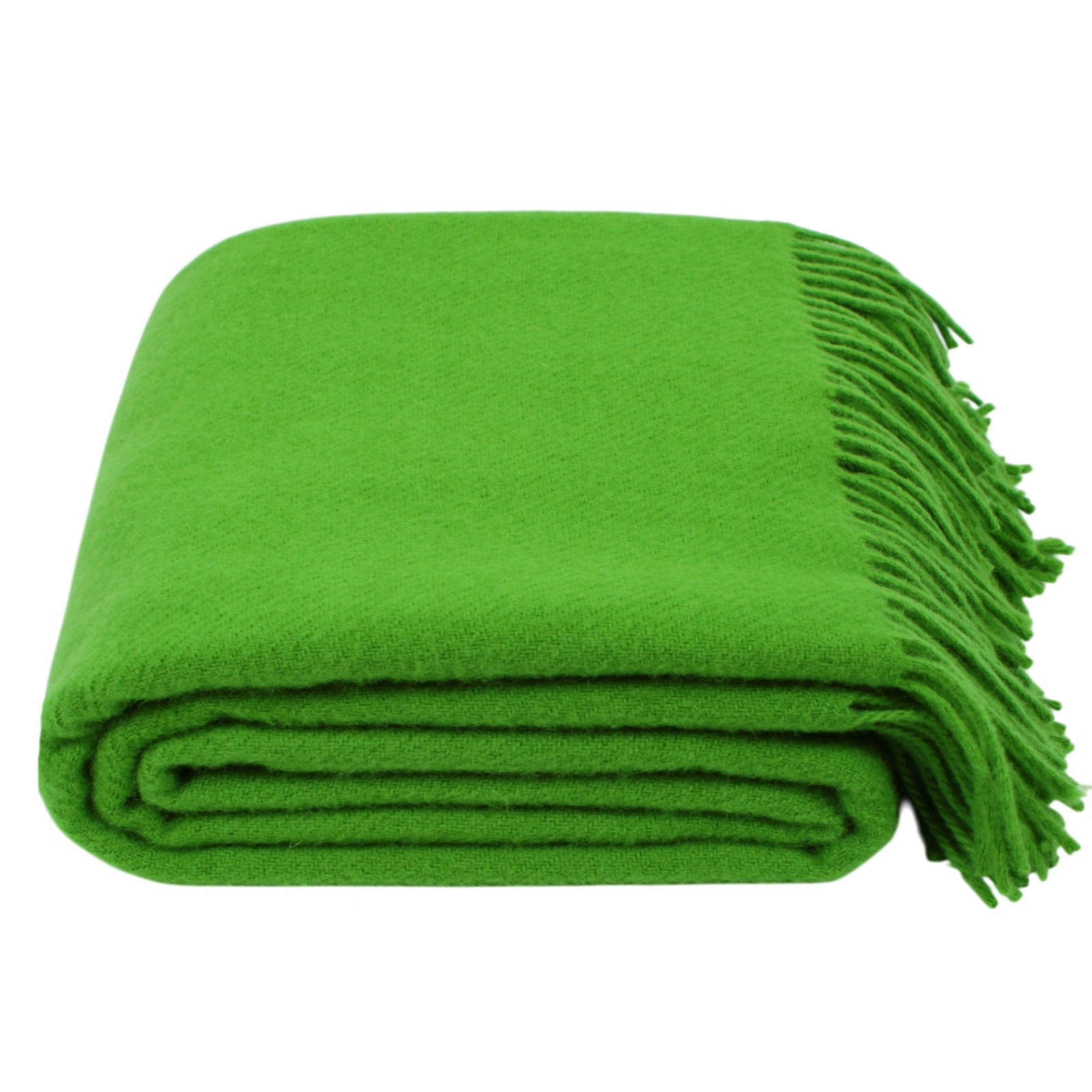 Vlněná deka Teplá rouno 100% Novozélandská vlna Pistáciová 140×200 cm