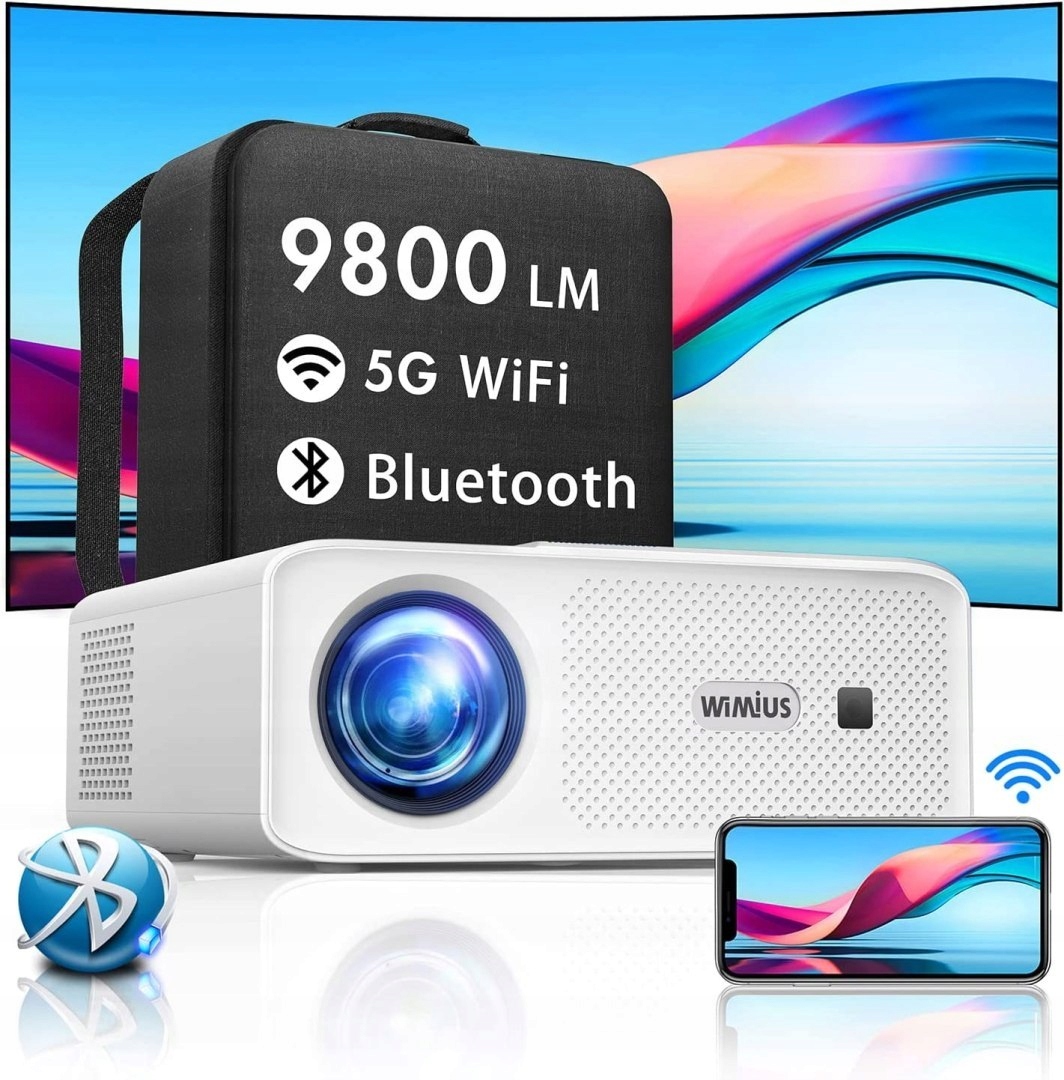 Led projektor wimius w7 biely
