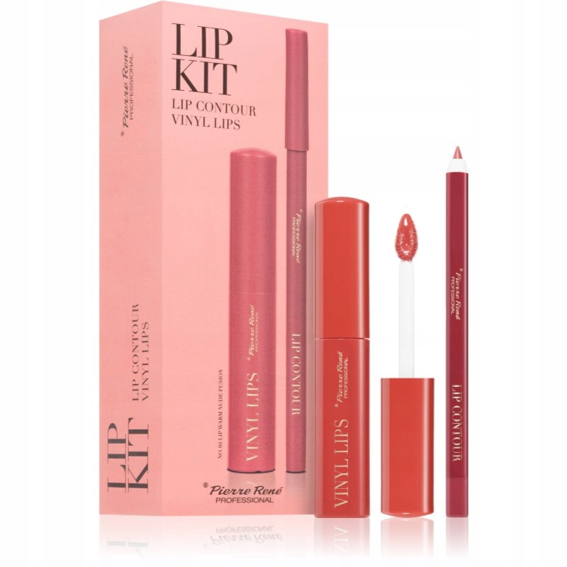 Pierre René Professional Lip Kit dárková sada na rty 04 Warm Nude Fusion 2