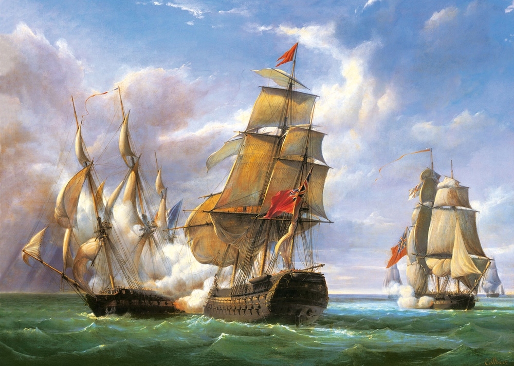 

Puzzle Obraz Statek Żaglowiec Bitwa 3000 Castor 9+