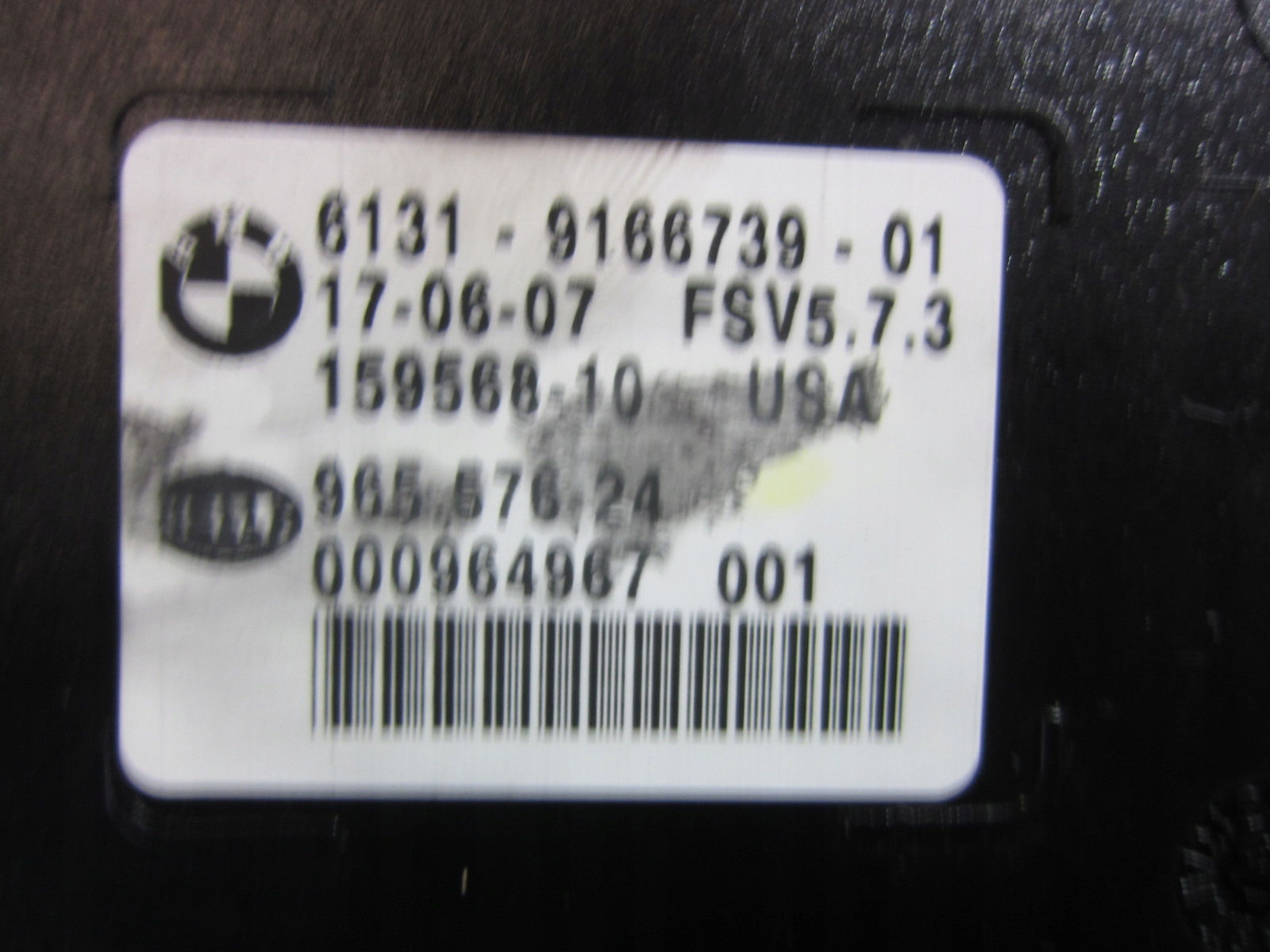 BMW X5 E70 3.0 vezérlö panel DACHU BEZ 9166739