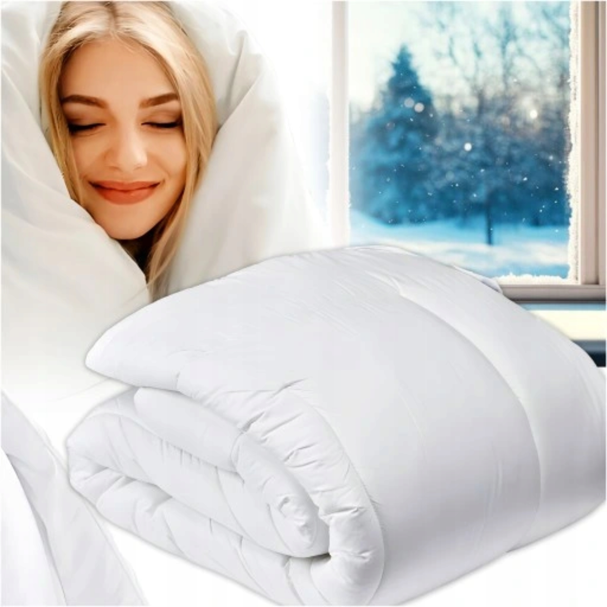 Přikrývka 160x200 Zimní Antialergická Silná Teplá Bavlna Polská Výroba