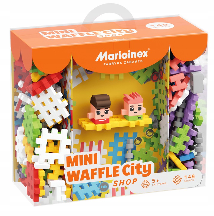 

Klocki Wafle Shop sklep Mini City 148 el Waffle