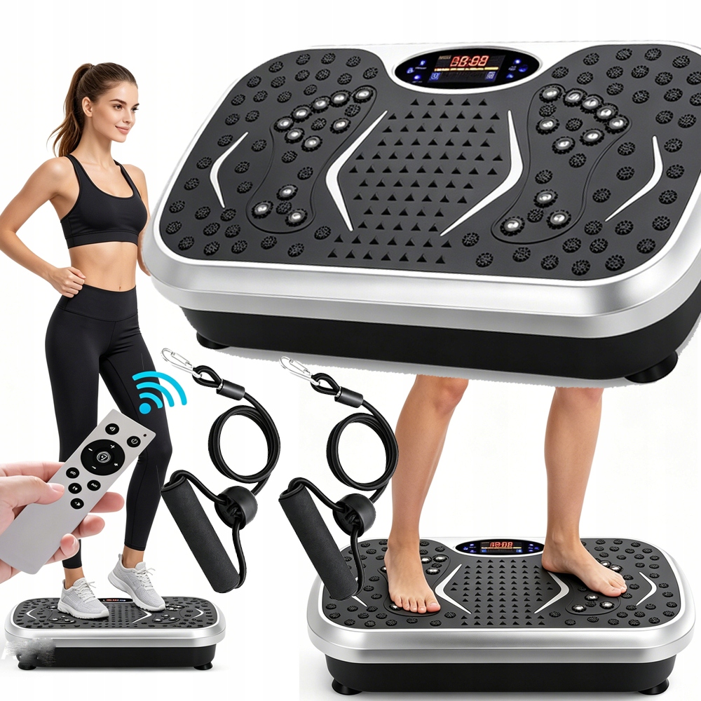 Platforma Wibracyjna Masażer Trening Całego Ciała Bez Wysiłku 99 Poziomów