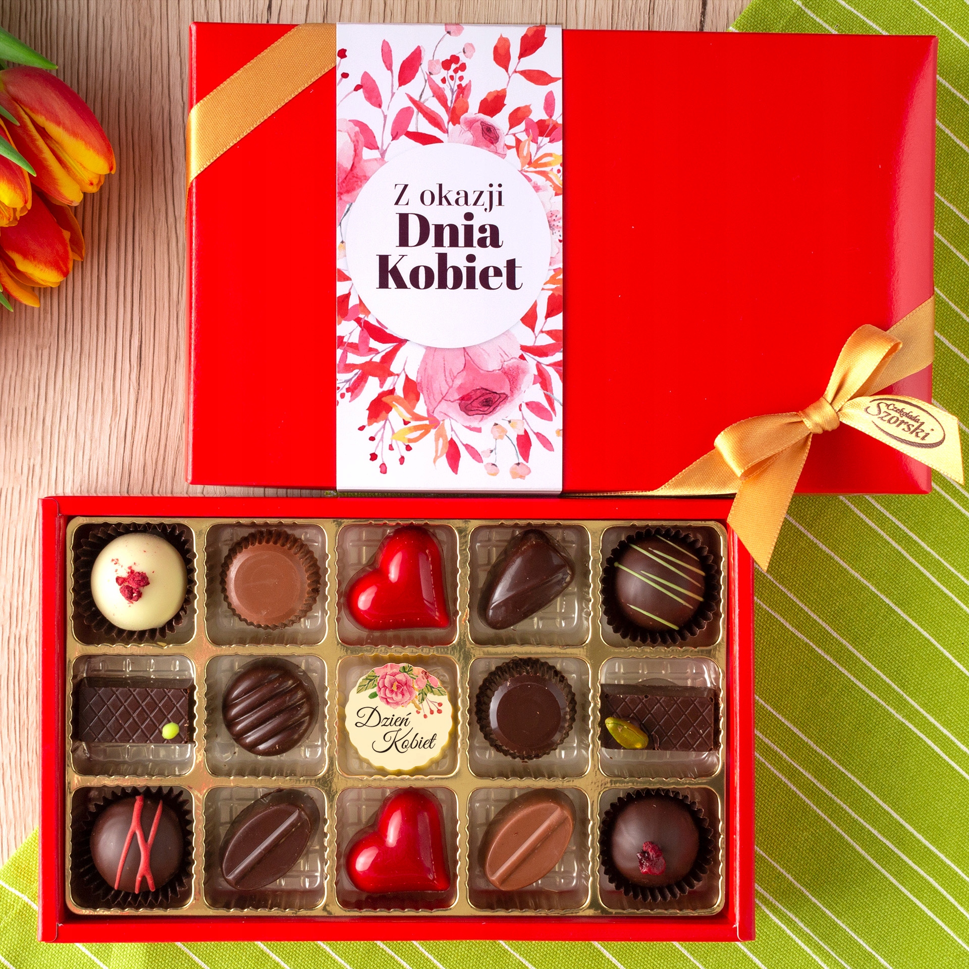 Bombonierka na Dzień Kobiet 15 czekoladek
