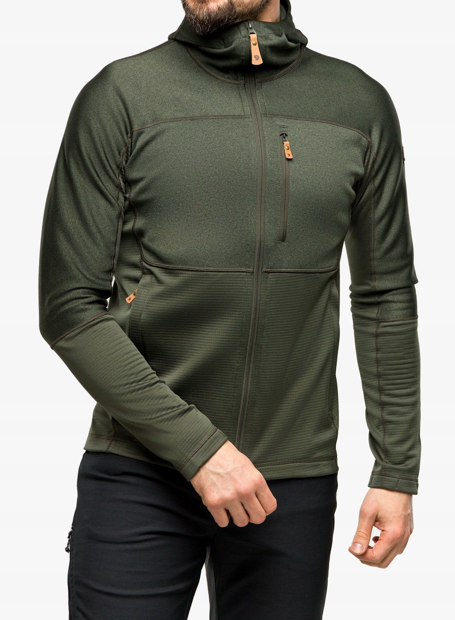Mikina Fjallraven Abisko Trail Fleece deep forest L