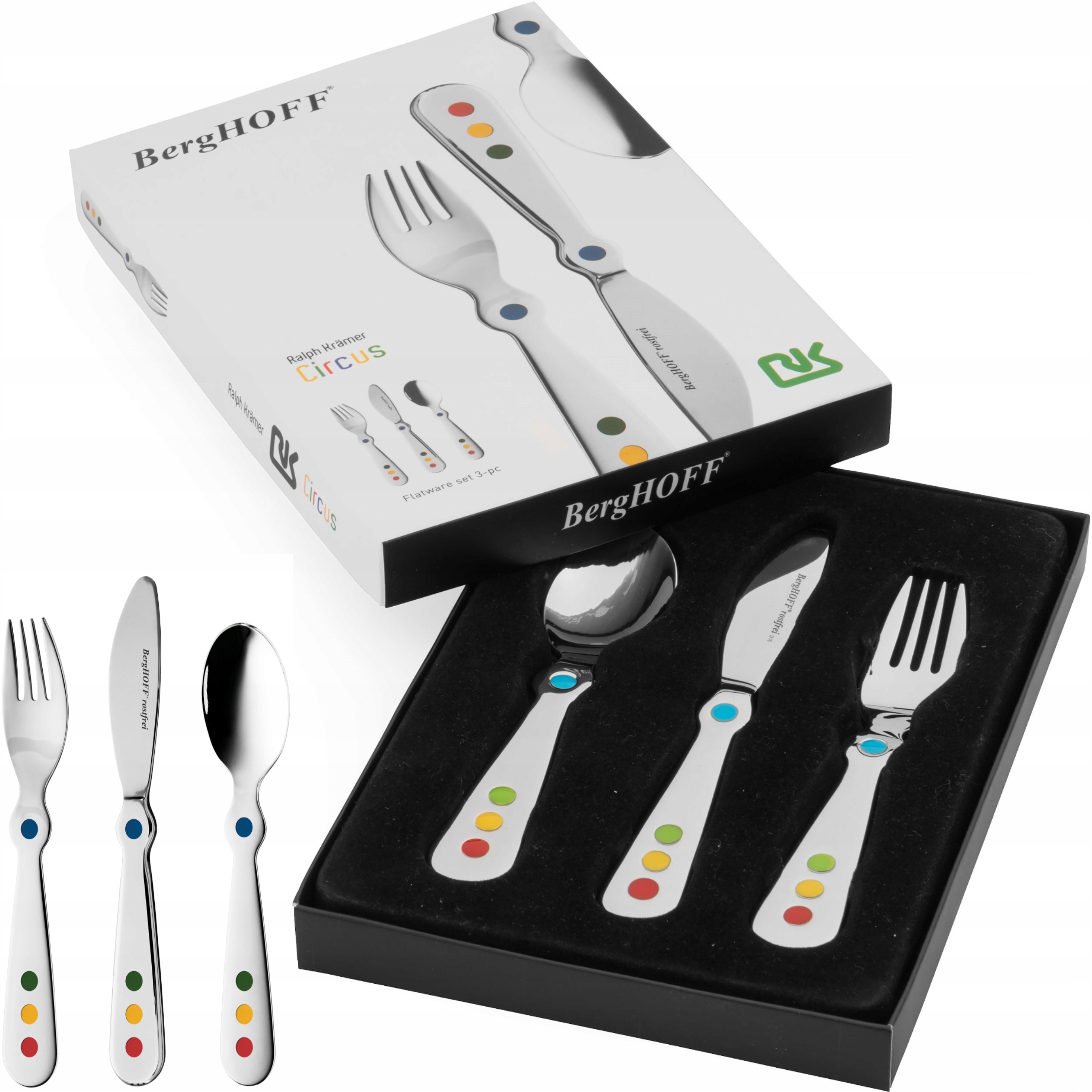 

BergHOFF Zestaw Sztućców Dla Dzieci 3 Elementy