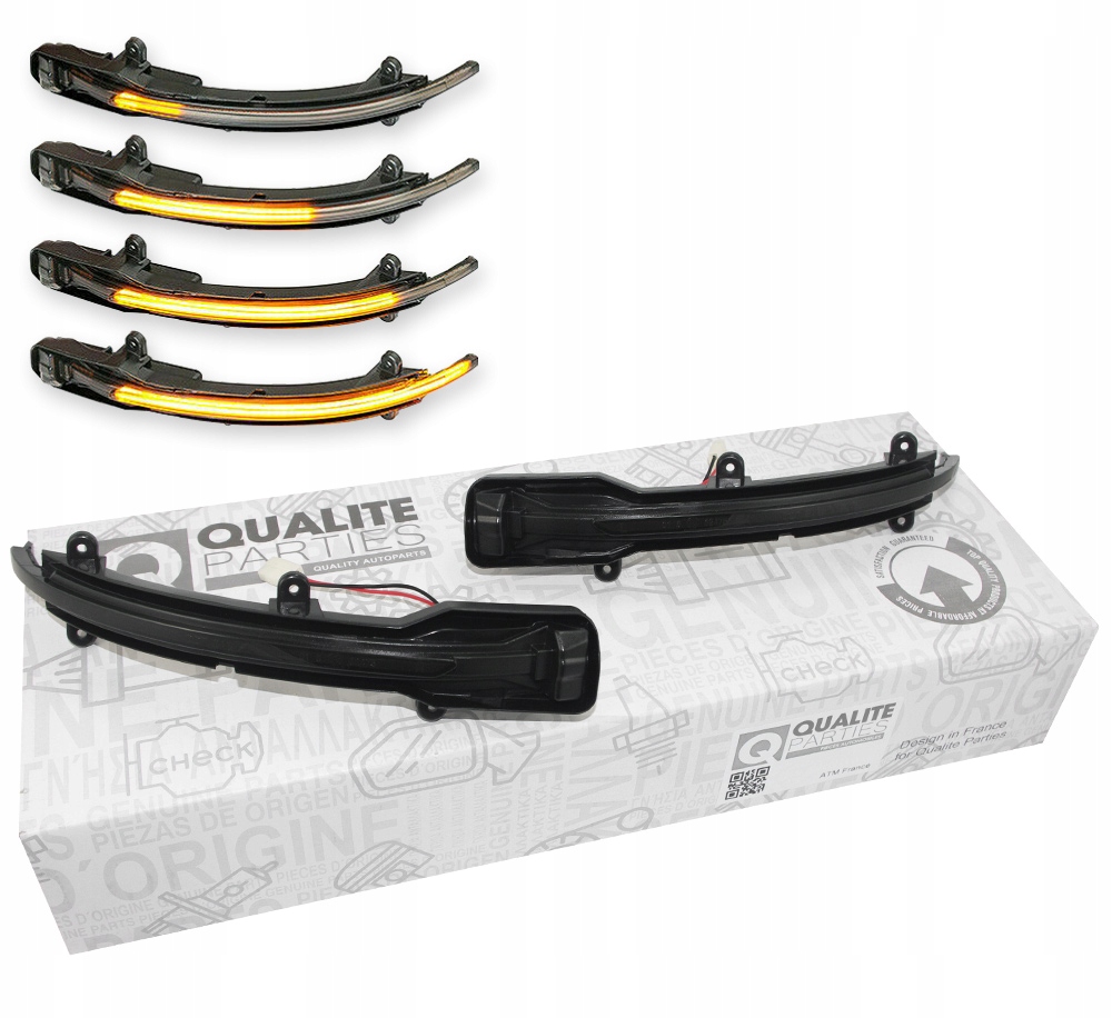 4L0949101A, 4L0949102A - Поворотники заднего вида LED DYNAMIC AUDI Q5 Q7 09-