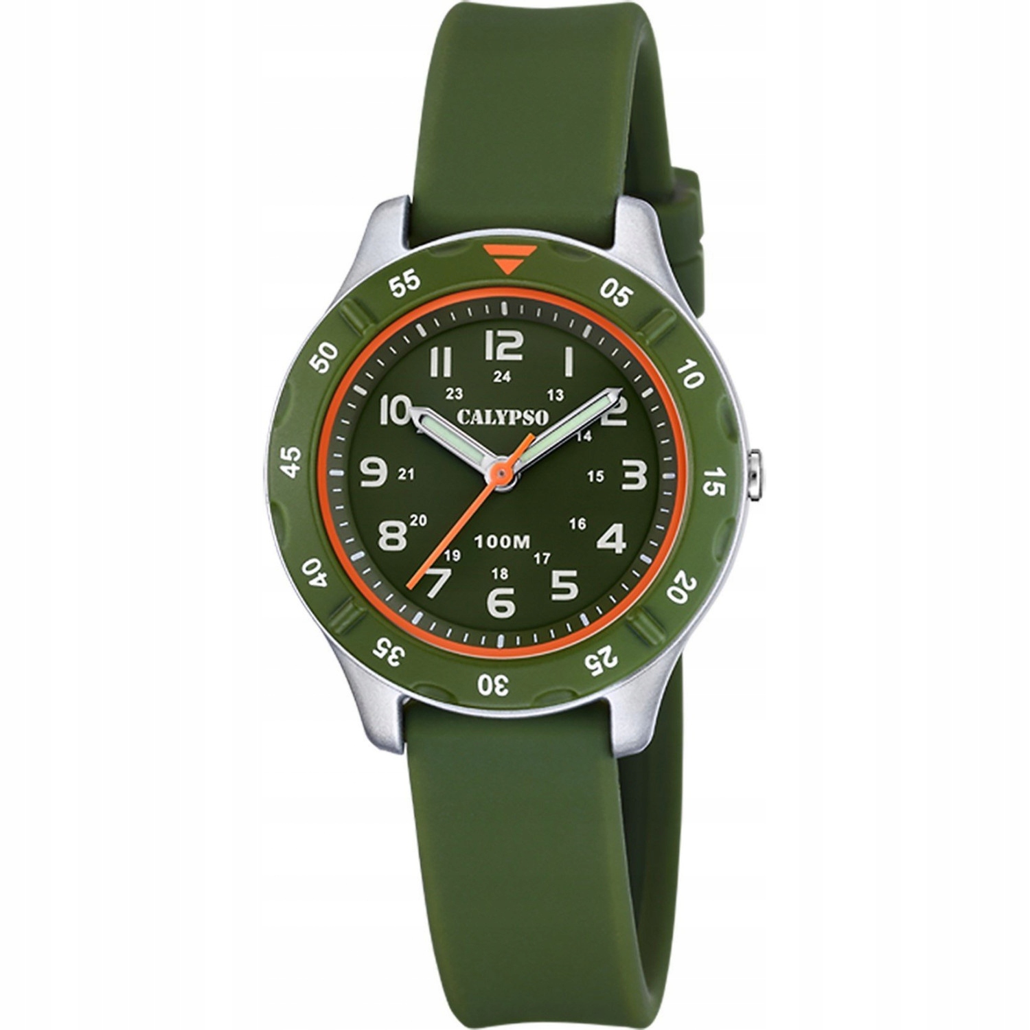 Dětské hodinky Calypso K5847-2 zelený řemínek