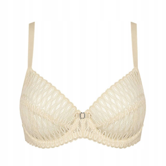 Krémová měkká krajková podprsenka Triumph Aura Spotlight W 80C
