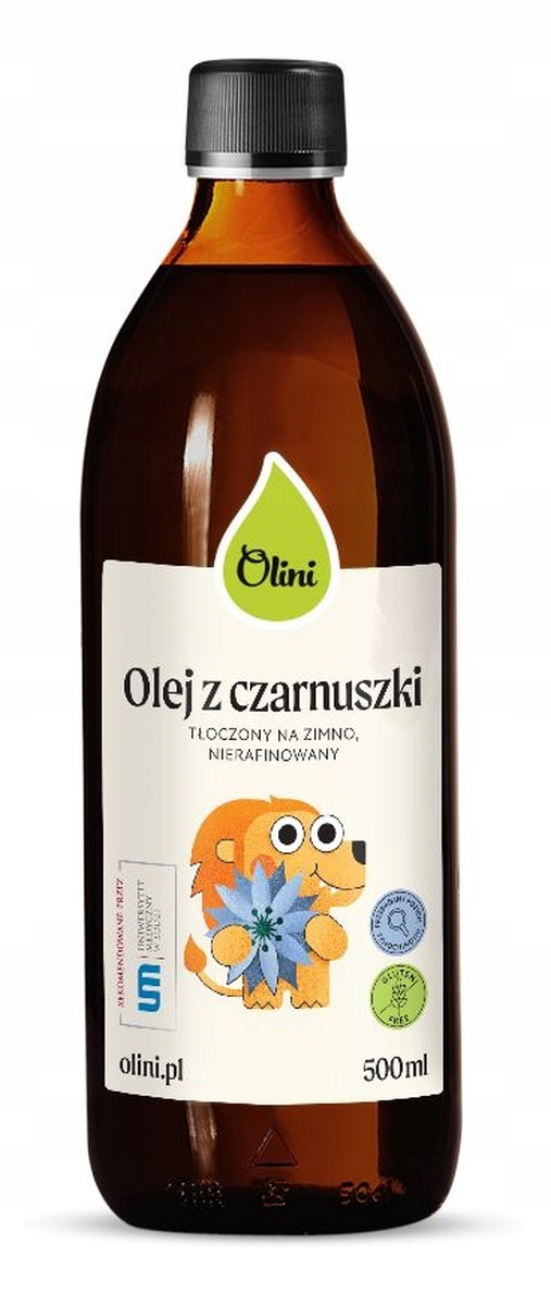 Olini Olej z černého kmínu pro děti s vysokým obsahem tymochinonu 500 ml