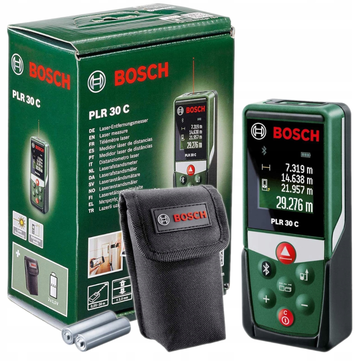 

Dalmierz Laserowy Plr 30C Wyświetlacz Kolor. Bosch