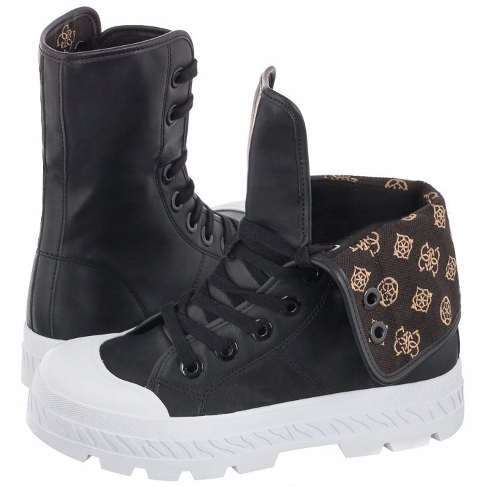 

Buty Damskie Trampki Guess Horlo FL5HRO Czarne