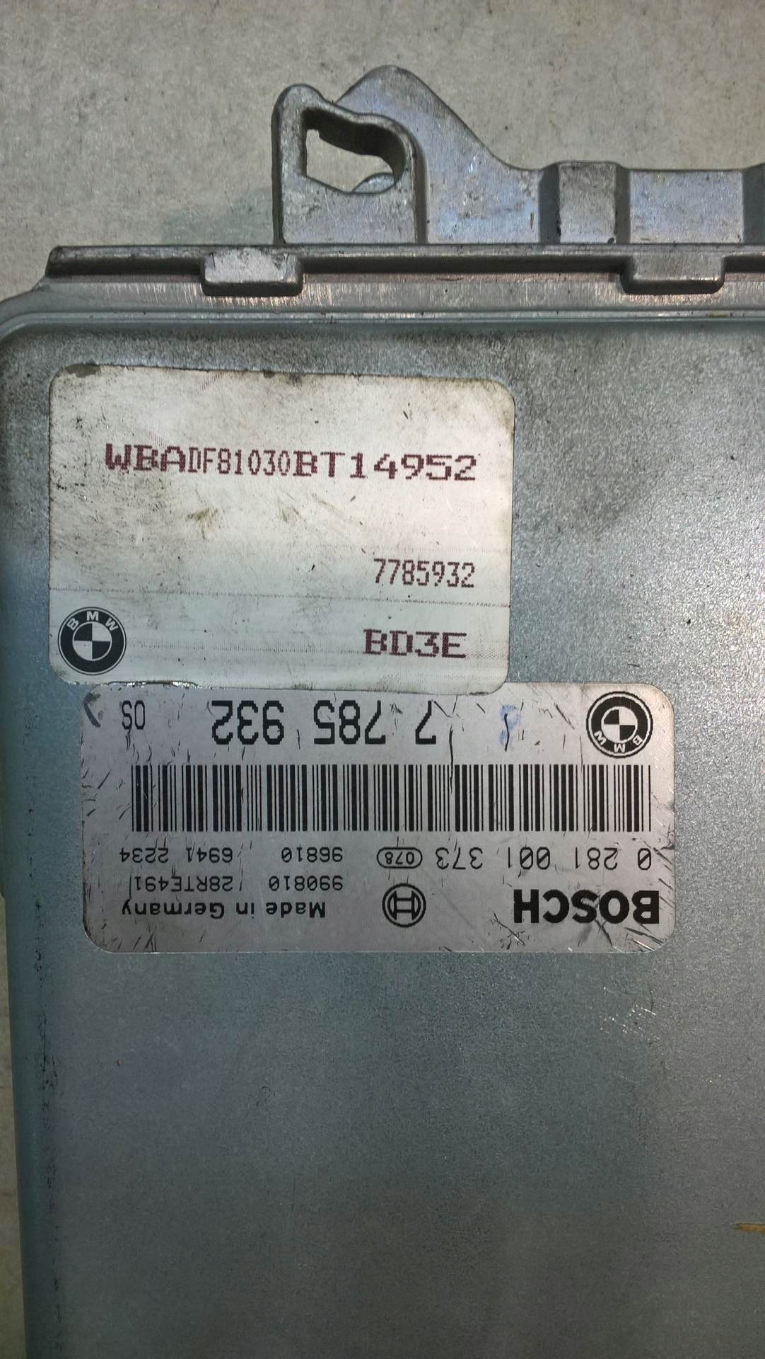 control unit computer of the engine BMW E39 2.5 TDS 7785932