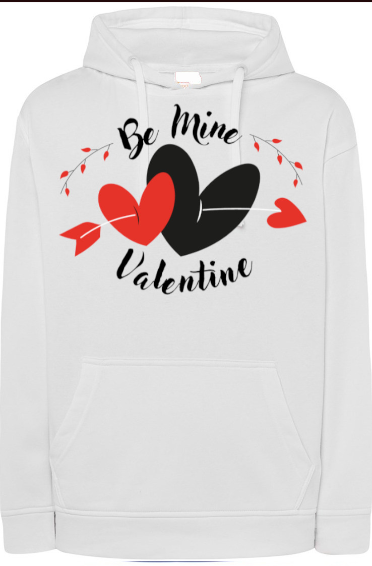 Valentýnská Mikina s kapucí Módní Dárek vel. M