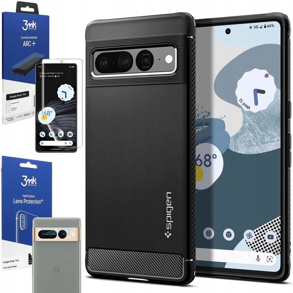 

Etui Folia 3mk +aparat do Pixel 7 Pro, Spigen Case
