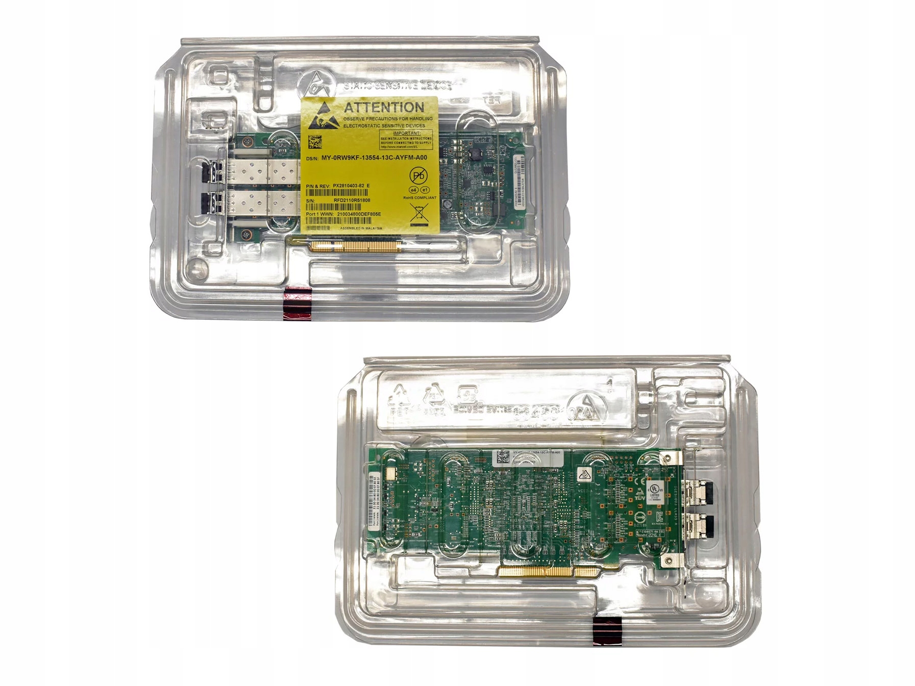 Síťová karta Dell QLogic QLE2562L-DEL 2x Sfp+ Fc 8 Gb PCIe x8 0RW9KF