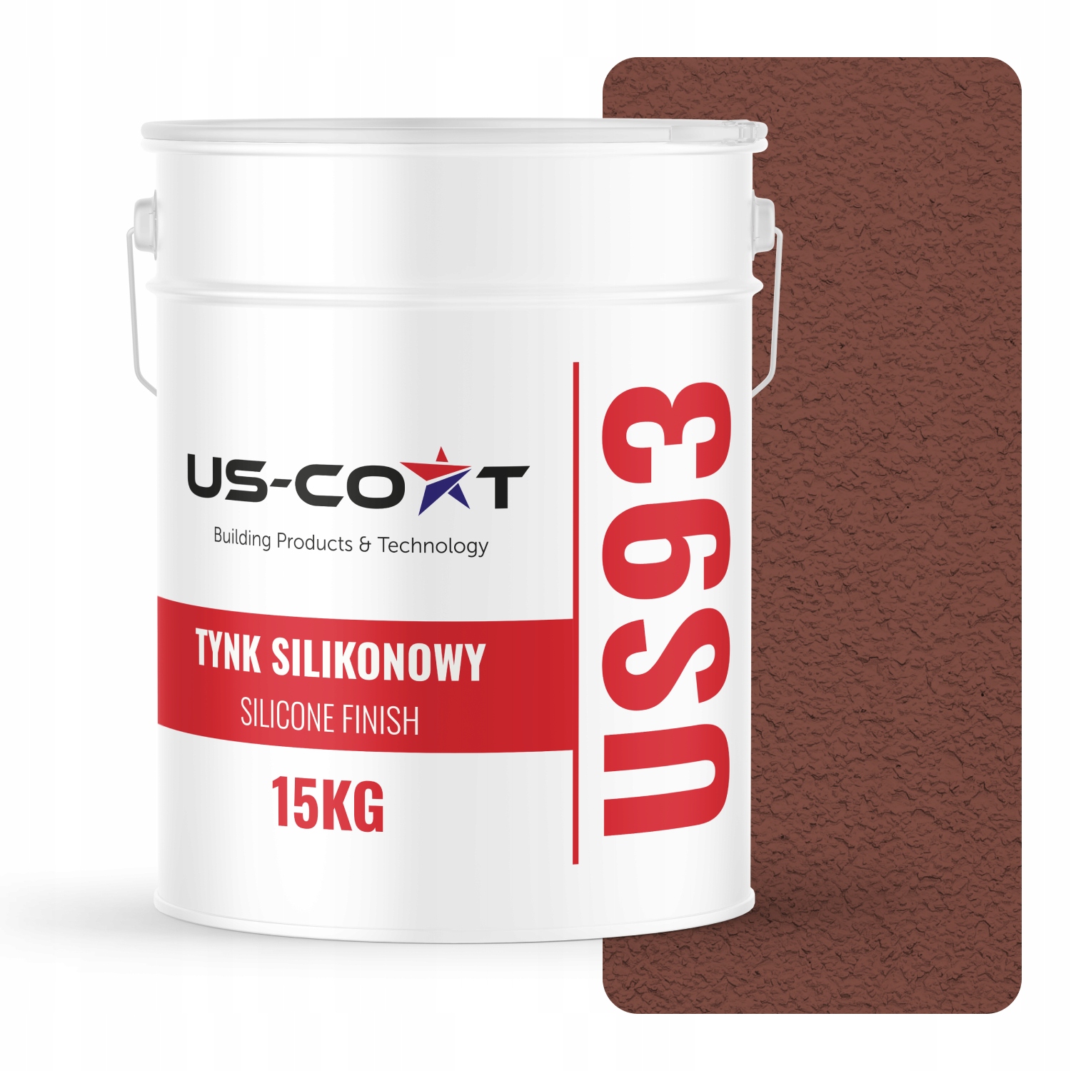 Silikonová Omítka Barva Hnědá Tmavá F326 15KG Beránek Granulace 1.5mm