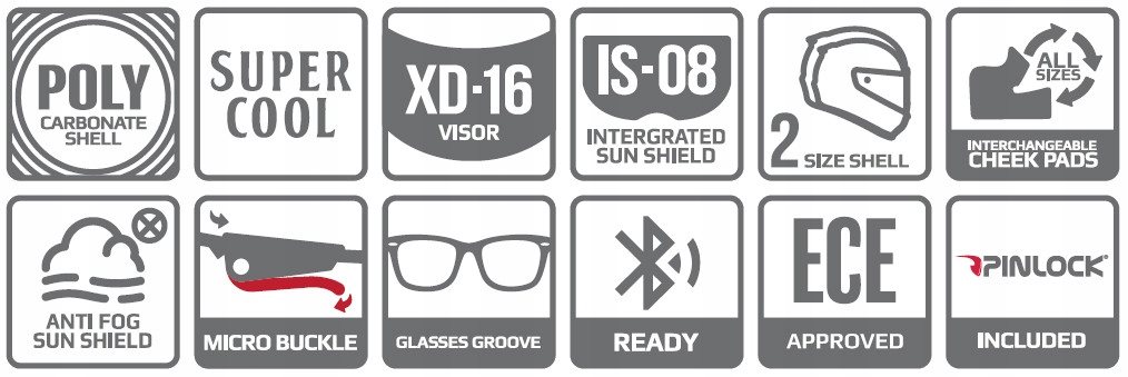 HJC kask C80 biały połysk M Model C80