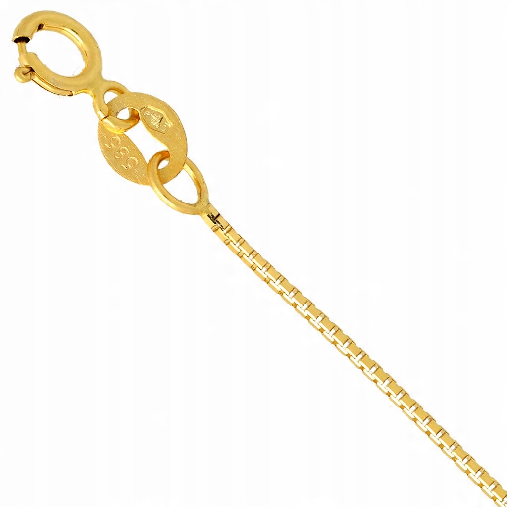 

Bransoletka złota 19cm kostka 0,8mm złoto pr.585