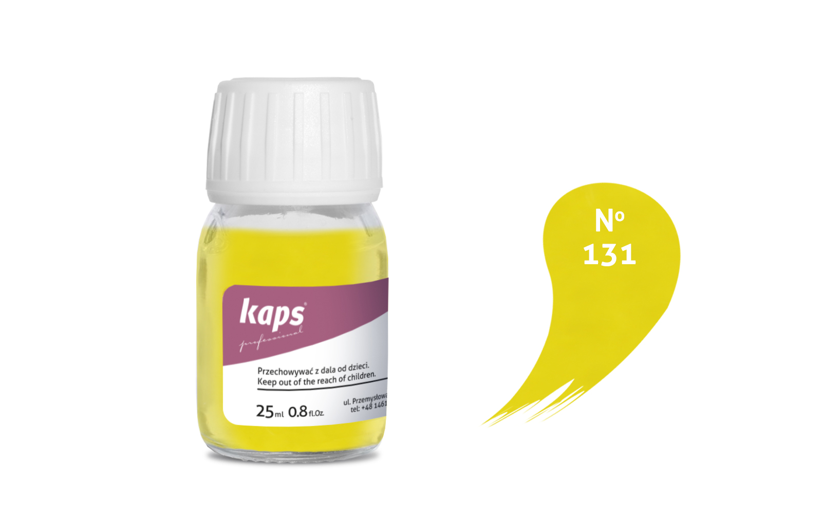 

Farba do skóry naturalnej i syntetycznej Kaps