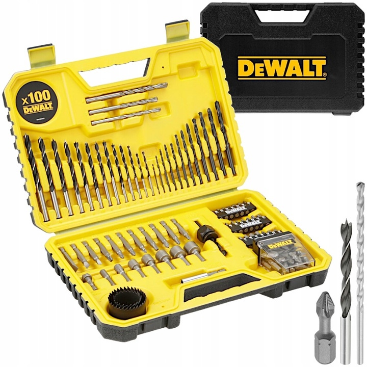

Zestaw wierteł i bitów 100szt. DeWalt DT71563