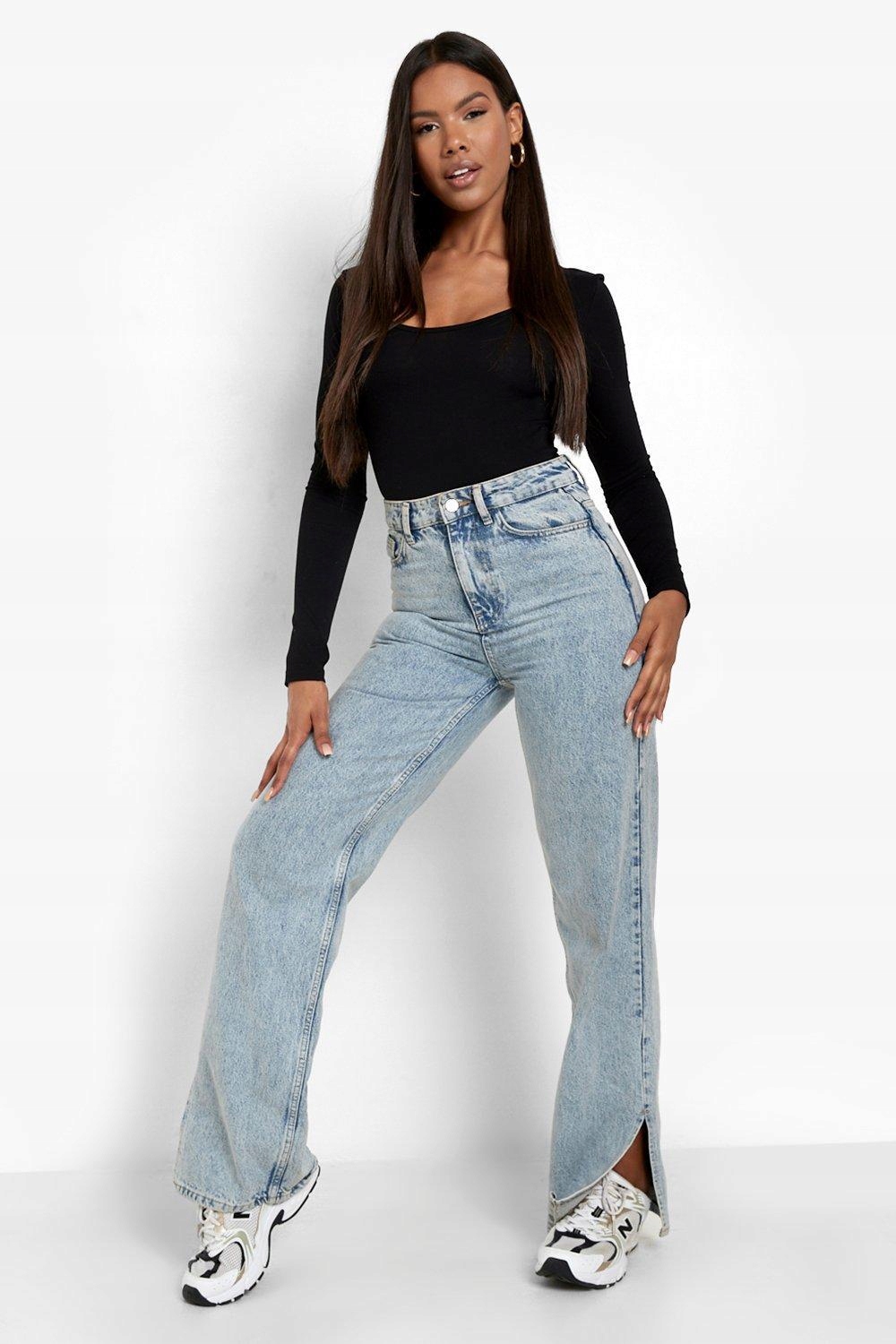 LC96221 *BOOHOO KLASYCZNE DOPASOWANE BODY Z DŁUGIM RĘKAWEM L Marka Boohoo