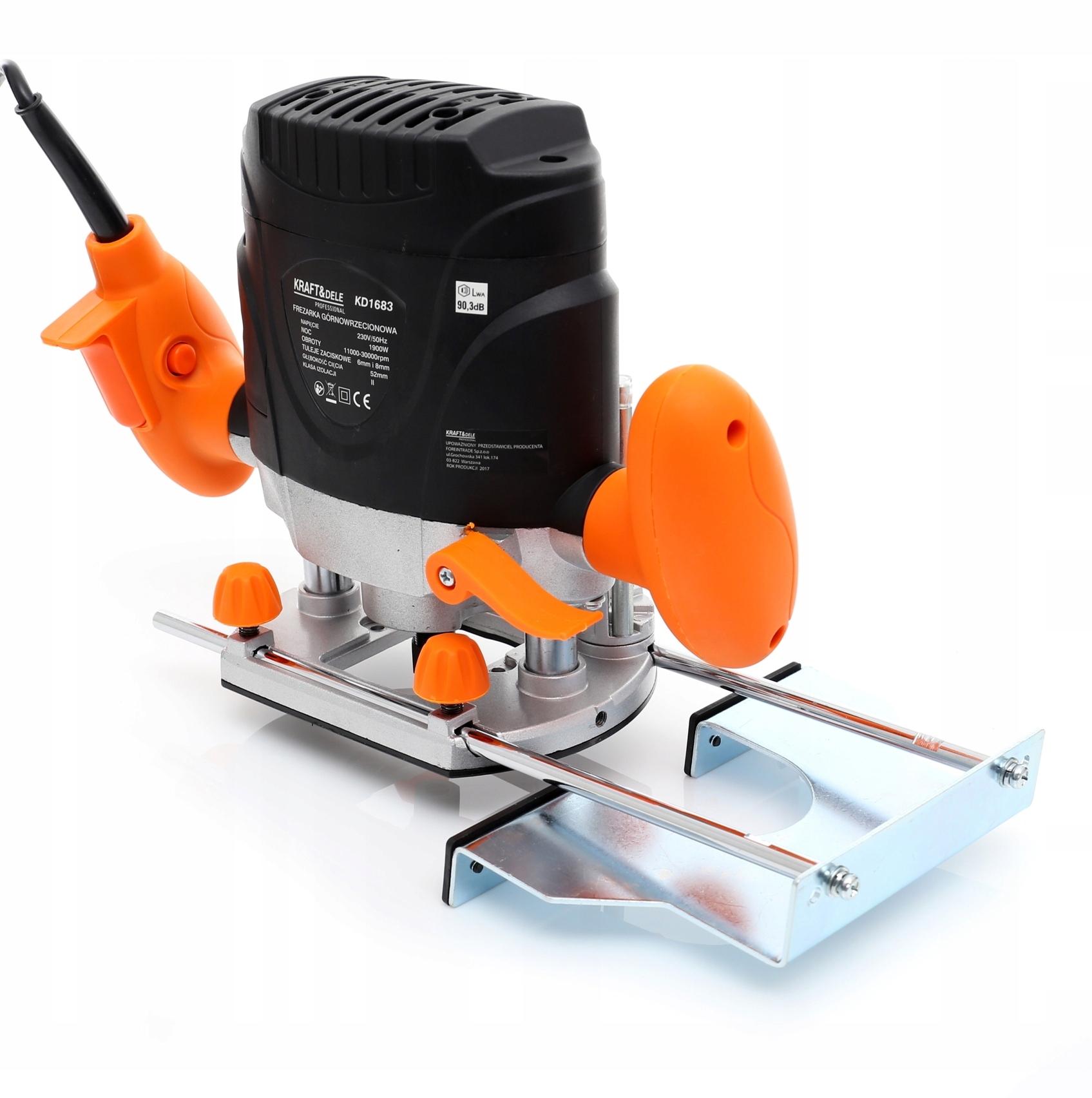 Horní Frézka Na Dřevo 6 mm 8 mm 1900 W Regulace Otáček KD1683