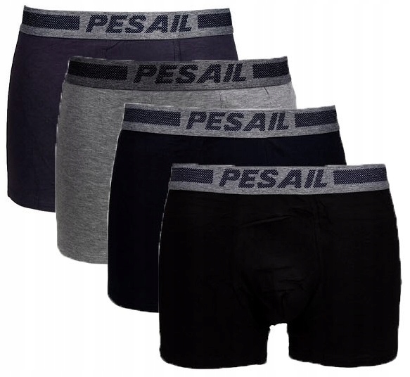 

4x Bokserki Męskie Bawełniane Pesail L