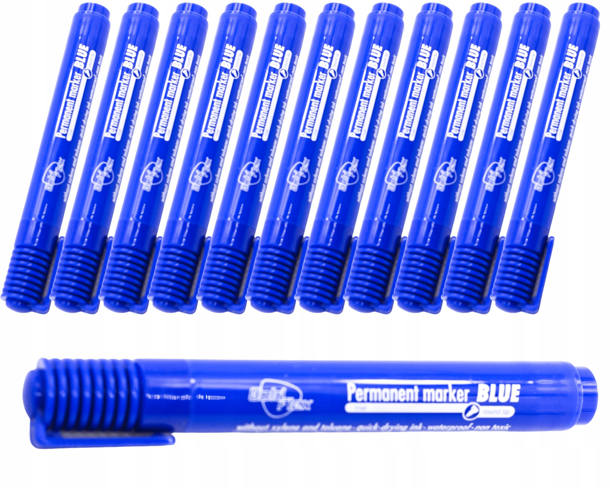 

Marker Wodoodporny Permanentny Pisak Blue 12 Szt.