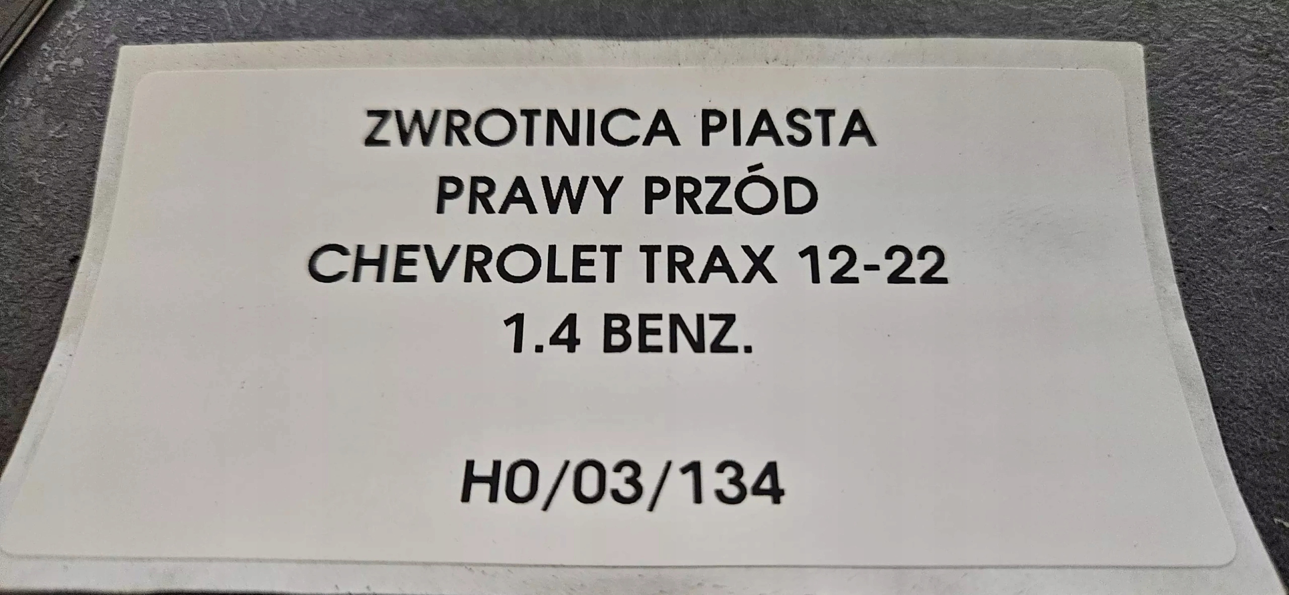 otoč čepu pravý předek CHEVROLET TRAX 12-22