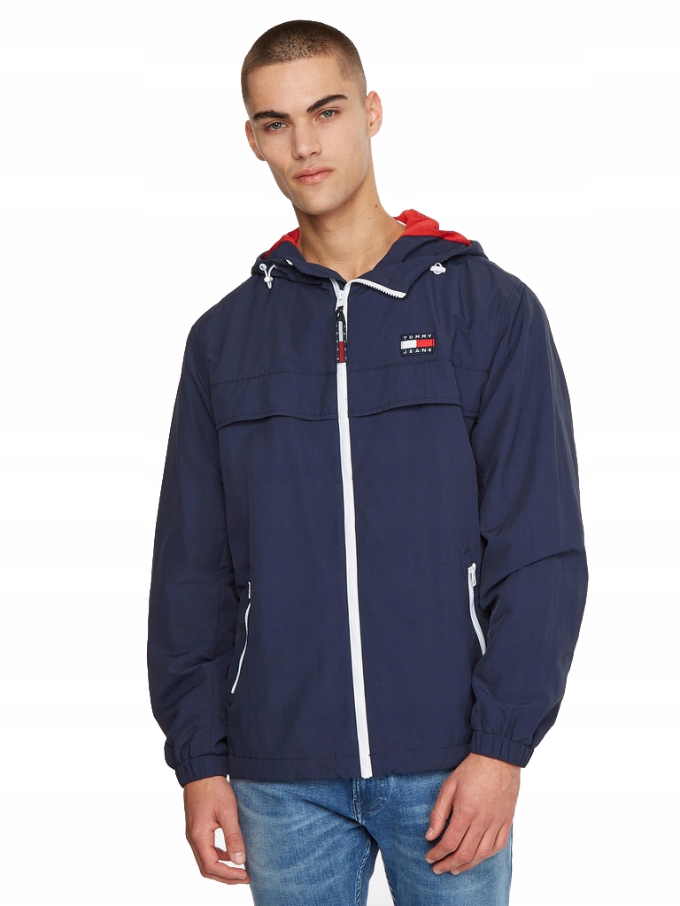 

Tommy Hilfiger Męska Kurtka Windbreaker Navy r. M