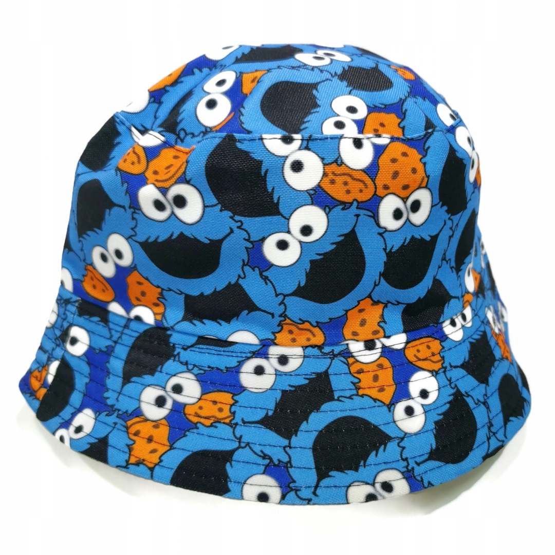

Bucket Hat, Kapelusz Rybaka Czarny Niebieskie Elmo