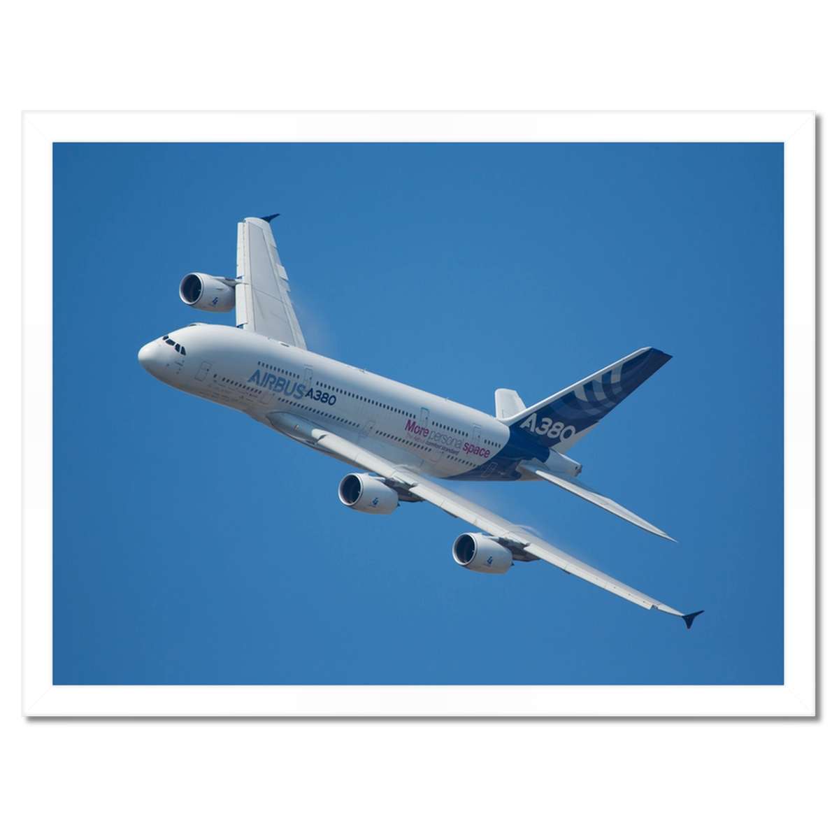 Plakáty v rámu 40x30 Osobní letadlo A380