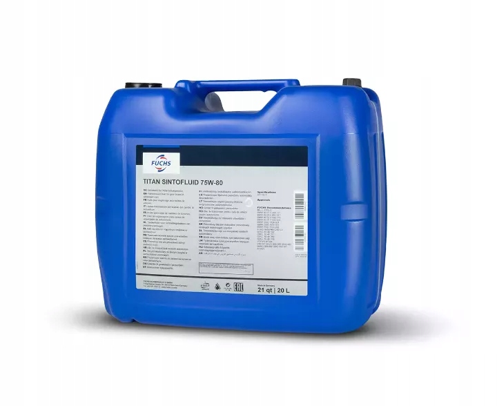 FUCHS TITAN SINTOFLUID 75W80 20L OLEJ PRZEKŁADNIOWY
