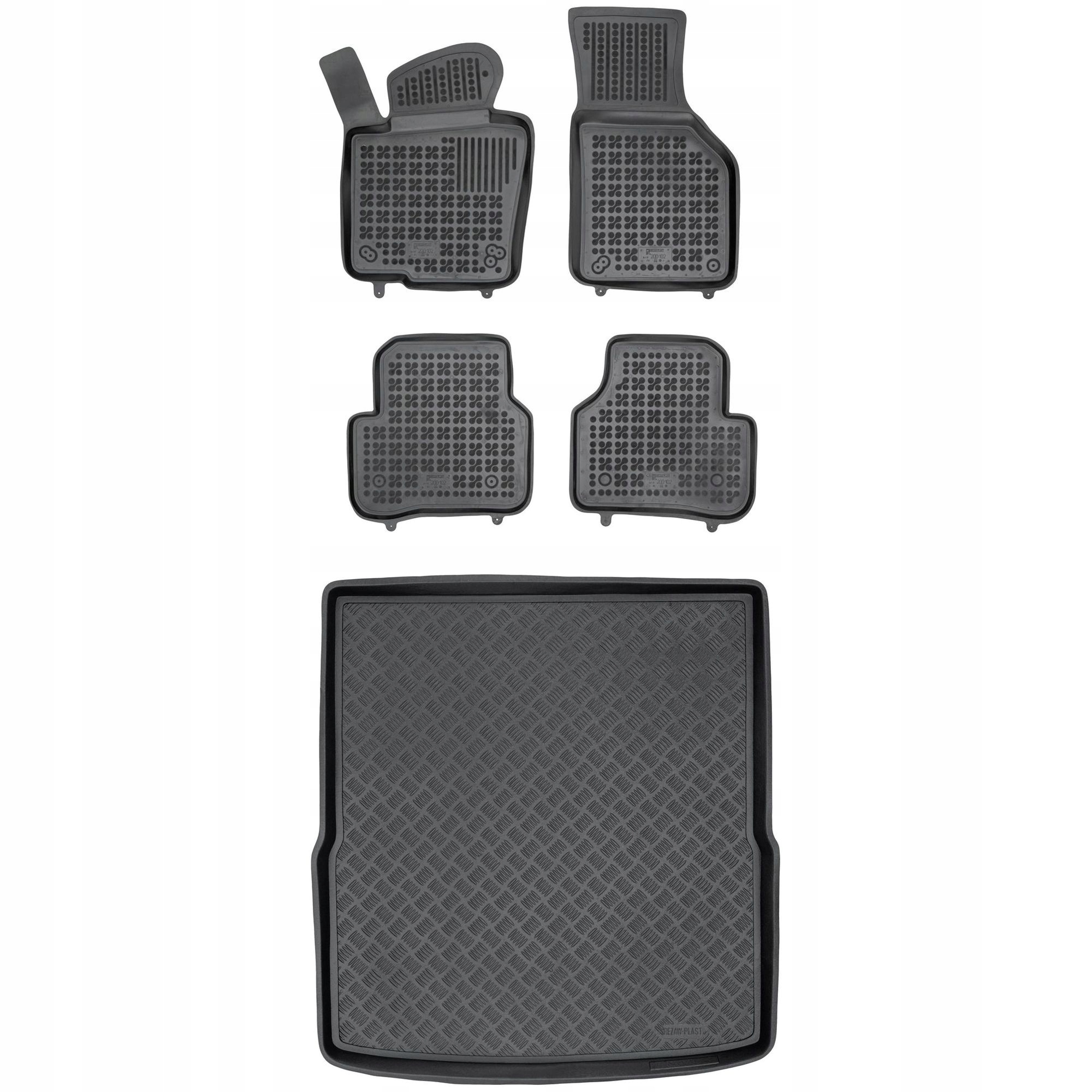 Sada koberčekov a rohoží Volkswagen Passat B7 2011-2014 Alltrack