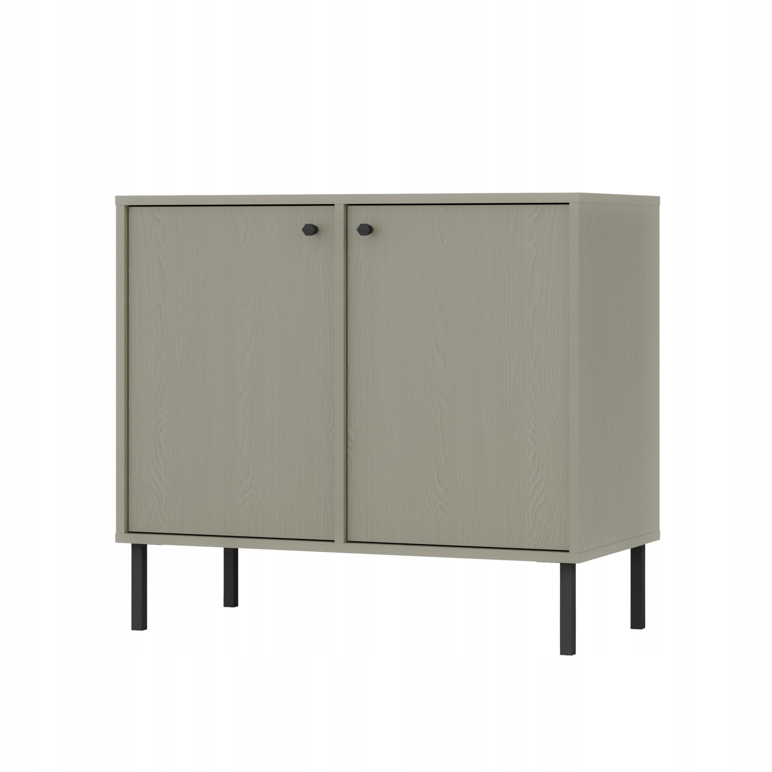 Komoda Torino 84 cm do obývacího pokoje Ložnice 2 Dvířka Zelená Eucaliptus
